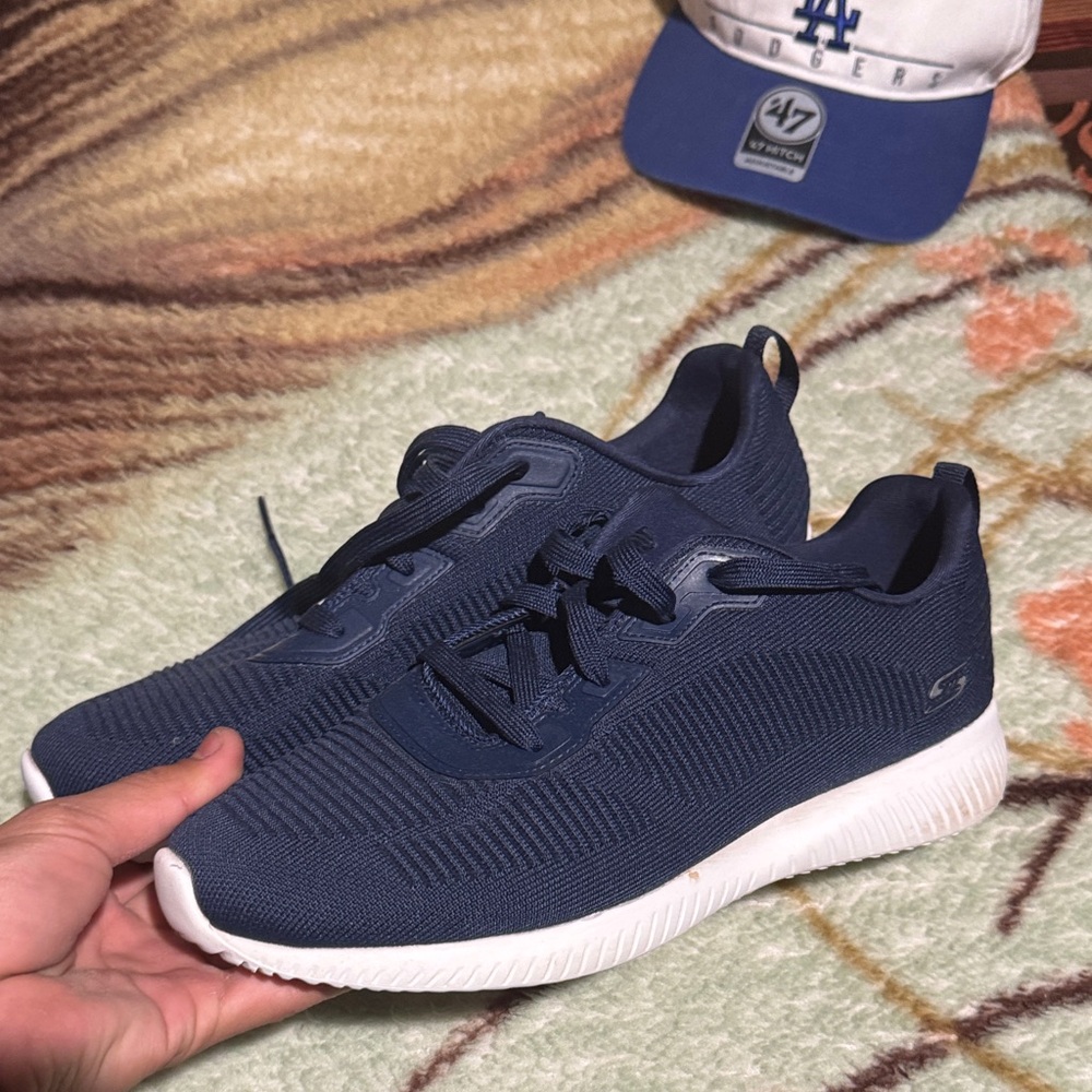 Bob Sketchers Blue Athletic Sneakers